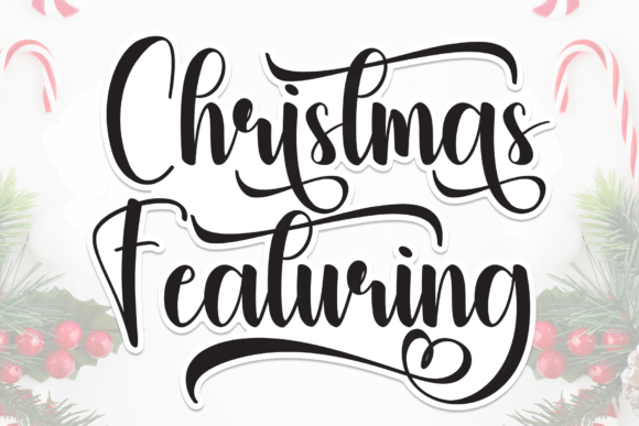 Christmas Featuring: A Handwritten Font to Warm Your Holiday Designs