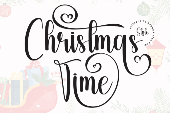 Discover the Charm of the Christmas Time Font