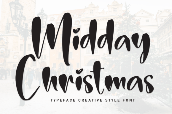 Discovering Midday Christmas: A Handwritten Font with Character