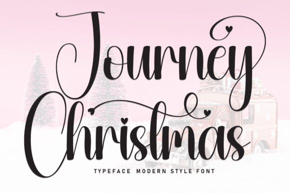 Discovering the Warmth of Journey Christmas Typography