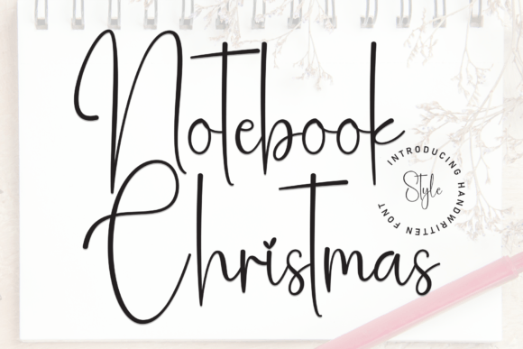 The Elegant Handwritten Style of Notebook Christmas