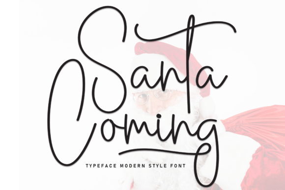 The Enchanting Appeal of the Santa Coming Script Typeface
